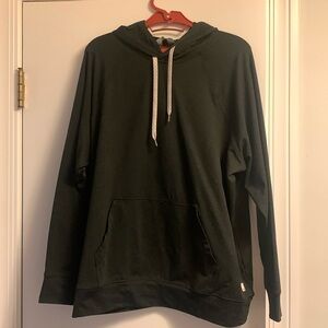 Vuori Halo Oversized Hoodie in black Heather